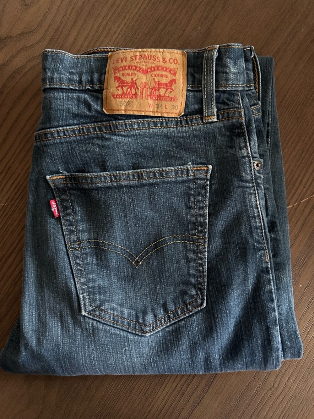 Levi's Men's Indigo Blue Straight-Leg Jeans